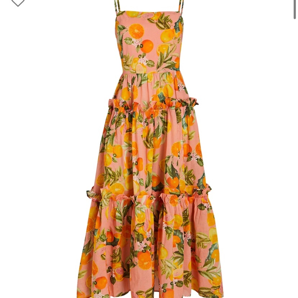 Cara cara harbour island print dahlia maxi dress Sz S NWT